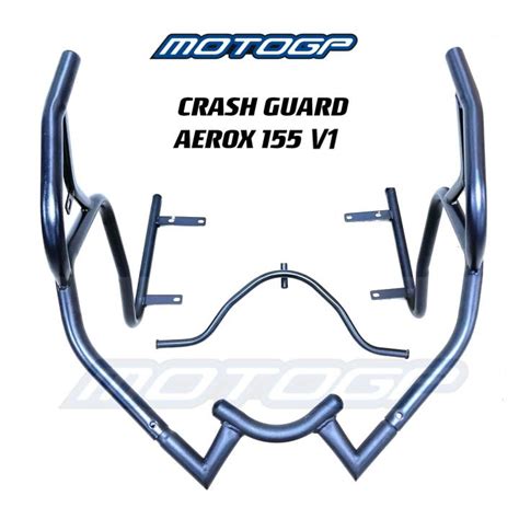 1 SET Yamaha Aerox V1 2020 Pure Stainless Crash Guard Bumper FULL Heavy