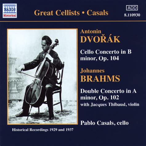 EClassical Dvorak Cello Concerto Brahms Double Concerto