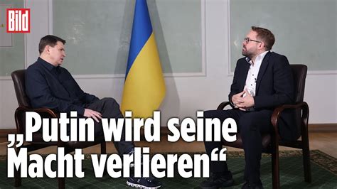 Selenskyj Vertrauter Putins Tod Ist Absehbar Interview Mit Paul