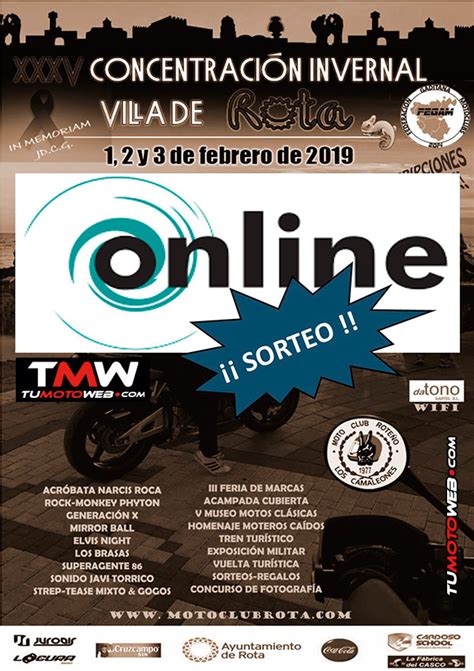 Concentración ROTA 2019 Premio entre los inscritos online TUMOTOWEB