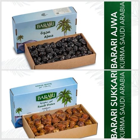 Jual Kurma Saudia Dates Arabia Kg Barari Sukkari Biru Al Qasim Kurma