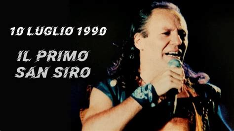 Vasco Rossi 30 Anni Fa Il Primo Concerto A San Siro Il Momento Della