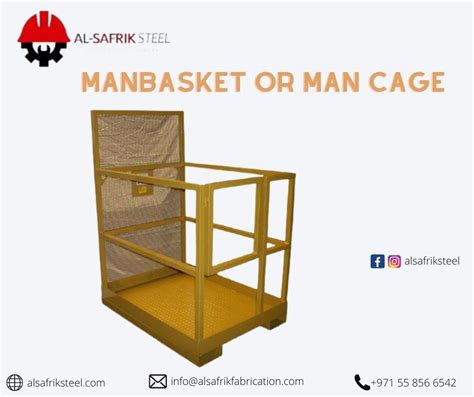 Forklift Mounted Manbasket Steel Fabrication Al Safrik Steel