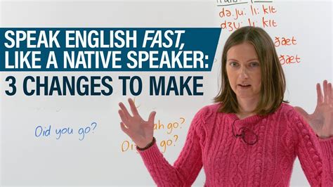 Speak English Fast Like A Native Speaker Methods Youtube