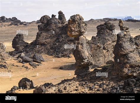 Landscape during the Stage 4 of the Dakar 2023 around Hail, on January ...