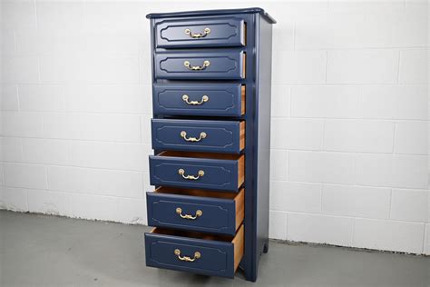 Ethan Allen French Country Navy Lingerie Chest At Stdibs Ethan Allen