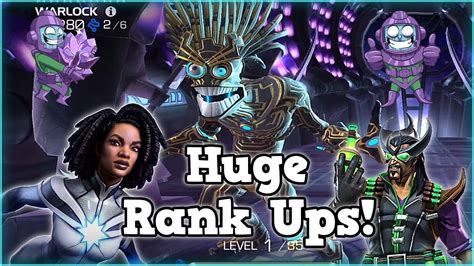 X3 New Rank 2s Huge 7 Star Rank Ups Marvel Contest Of Champions Youtube