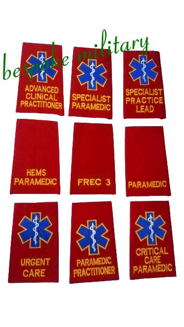 Ambulance Paramedic Emt Responder First Aid Frec Pts Red