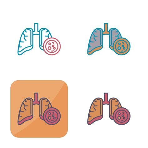 Lung Cancer Vector Icon 34536801 Vector Art At Vecteezy