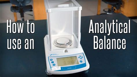 How To Use An Analytical Balance Youtube