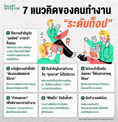 7 แนวคิดของคนทำงาน “ระดับท็อป” Salary Investor