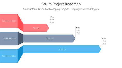 Scrum Project Roadmap PowerPoint Template Free Download