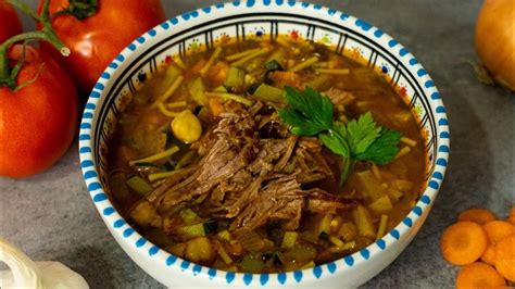 Chorba Recette Maghr Bine Soupe Traditionnelle Agneau Et