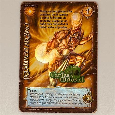 Rel Mpago Arcano Myl Compendium Eco Cartas Mitos