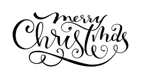 Premium Vector Merry Christmas Brush Lettering Hand Drawn Ink Pen