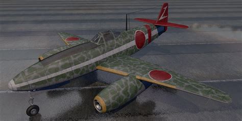 Nakajima J9Y1 Kikka 3D Model By ChipBassChaos