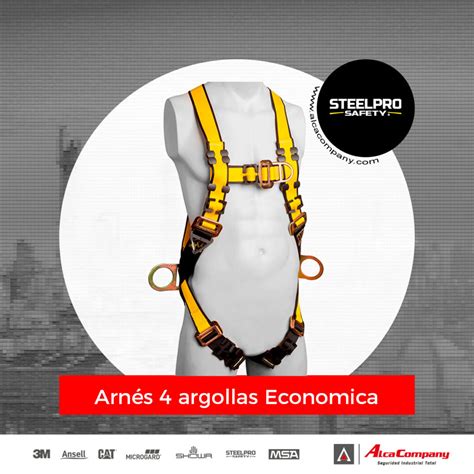 Arnés Econ 4 Argollas SteelPro ALCA COMPANY SAC