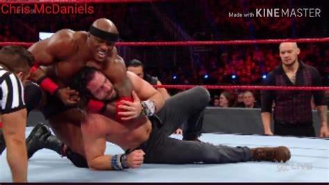 WWE Monday Night Raw 11 26 18 Bobby Lashley Vs Elias No DQ Match