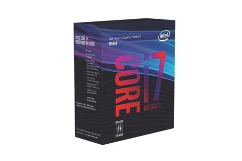 Intel Bx80684i78700k 8th Gen Core I7 8700k Processor