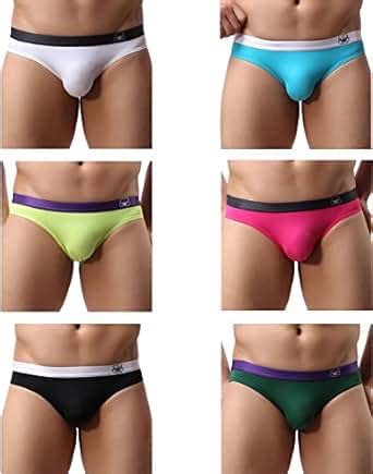 Ikingsky Men S Seamless Front Pouch Briefs Sexy Low Rise Bulge Bikini