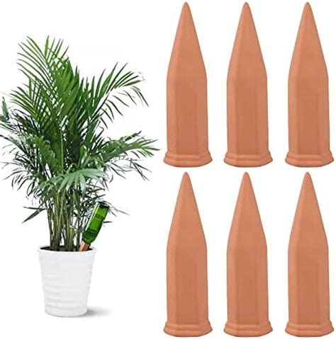 Amazon Plant Watering Stakes 6 Pack Self Watering Spikes For