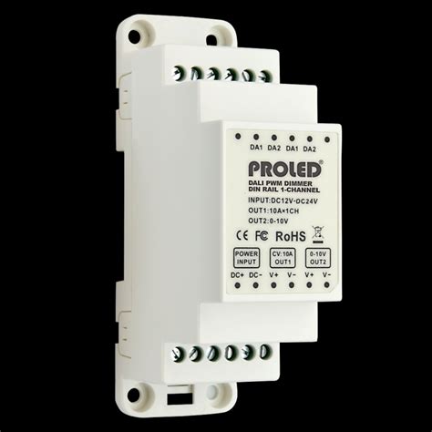 Driver De Led Pwm Dali Pwm Dimmer Din Rail Channel Ledbox Company