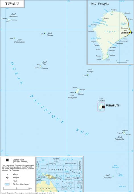 Geopolitical map of Tuvalu, Tuvalu maps | Worldmaps.info