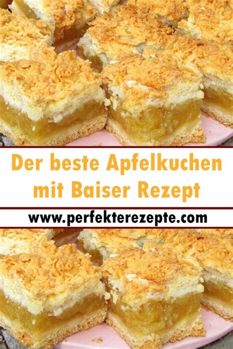 Der Beste Apfelkuchen Mit Baiser Rezept Er Zergeht Auf Der Zunge