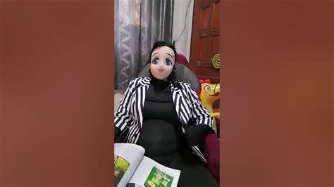 Pregnant Kigurumi On Black Zentai On Stripes Blazer Shorts Youtube