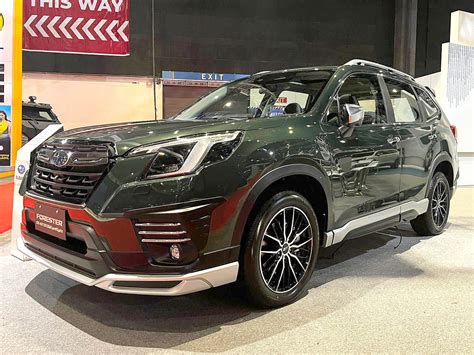 Subaruph Unveils Updated Forester Outback And Evoltis At Mias 2023