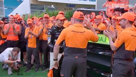 Ferrari Boss Fred Vasseur Gatecrashes Lando Norris Celebrations To