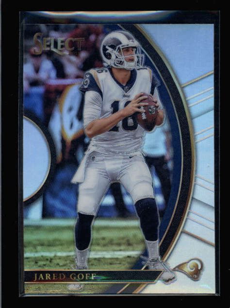 JARED GOFF 2017 PANINI SELECT 3 CONCOURSE HOLO SILVER PRIZM PARALLEL