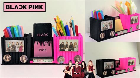 Diy Blackpink Pen And Phone Holder From Waste Paper How To Make