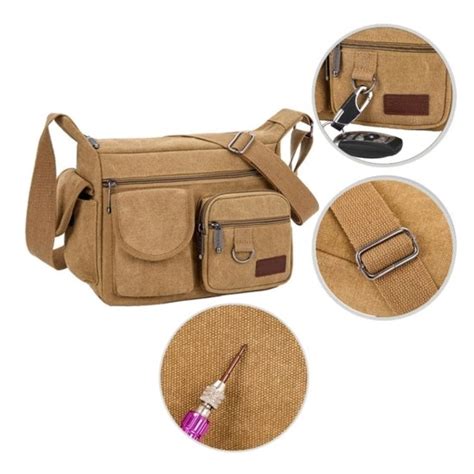 Bolsa Mensageiro De Lona Masculina