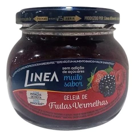 Geleia Frutas Vermelhas Linea G Mercadolivre