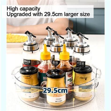 Nisse Degree Rotating Spice Rack Organizer Turntable Furniture