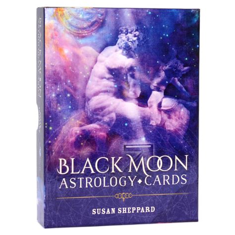 Black Moon Astrology Cards – Purple Lotus