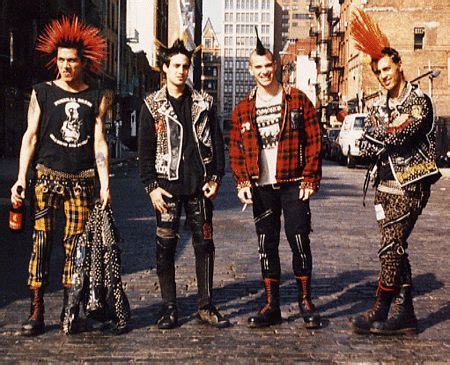 80s Fashion Men Punk