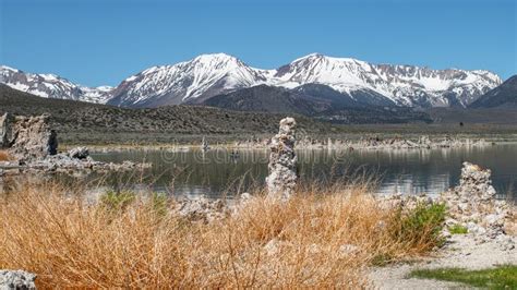 Mono Lake Tufa State Reserve, California. Stock Image - Image of ...