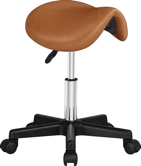 Yaheetech Tabouret Roulettes Professionnel PU Tabouret Ergonomique