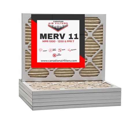 15 x 28 x 1 MERV 11 Pleated Air Filter (12 pack) | Canadian Air Filters