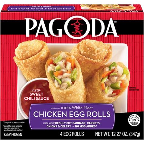 Pagoda Chicken Egg Rolls 1227 Oz Box Hy Vee Aisles Online Grocery