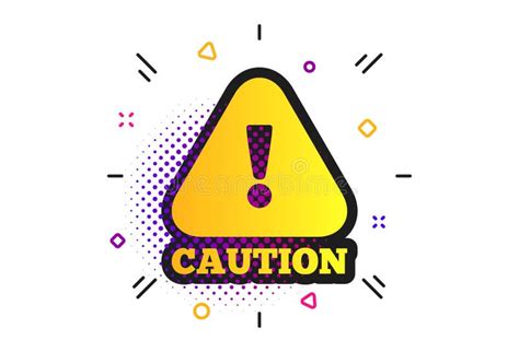 Attention Caution Sign Icon Exclamation Mark Vector Stock Vector Illustration Of Sign Shape