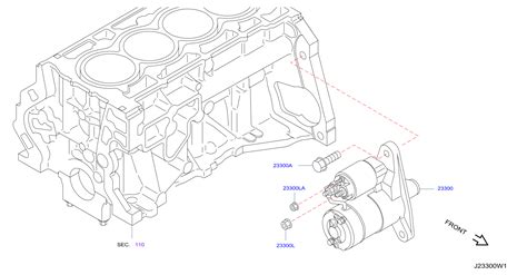 Nissan Sentra Starter Solenoid 23343 En21a My Nissan Part Greenfield Wi