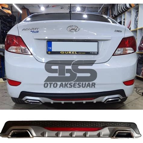 Sts Oto Aksesuar Hyundai Accent Blue Dif Z R Arka Tampon Eki Fiyat