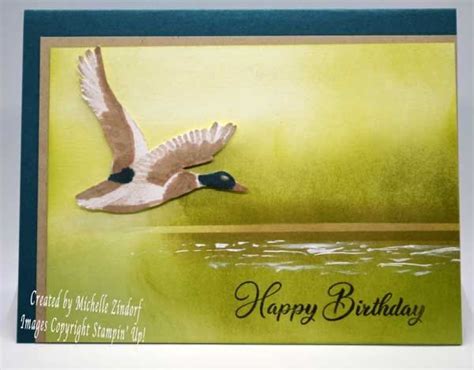 Stampin Up Feathered Flight Card Created By Michelle Zindorf Stampin Up Cards Cards