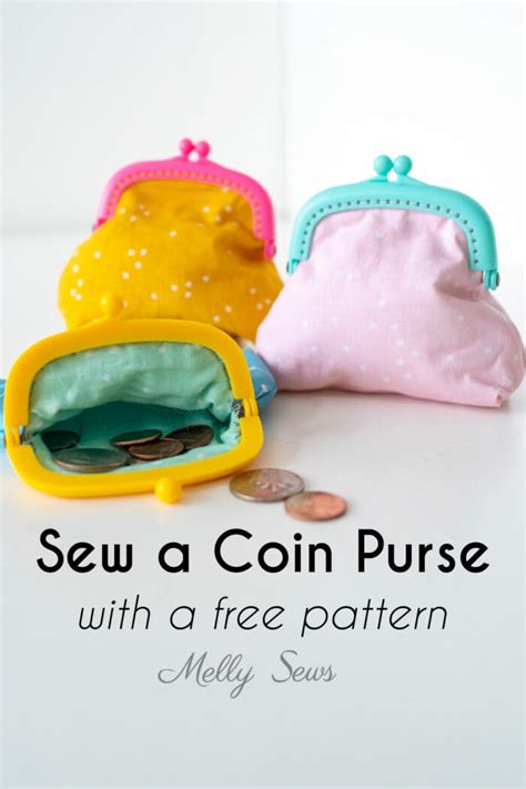 Sew A Coin Purse Pattern With A Video Tutorial Melly Sews