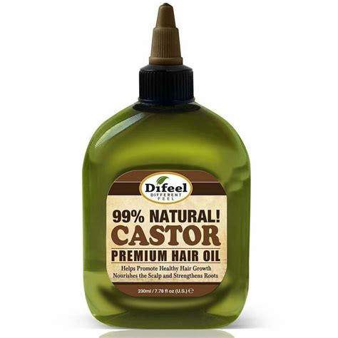 Difeel Hemp 99 Natural Castor Hair Oil Pro Growth 2 5oz Beauty Depot O Store