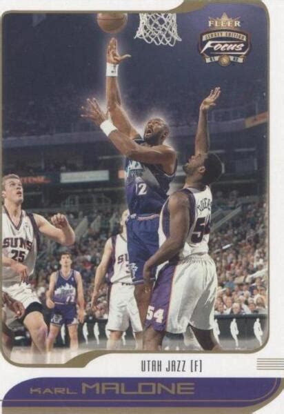 Fleer Focus Jersey Edition Karl Malone For Sale Online Ebay