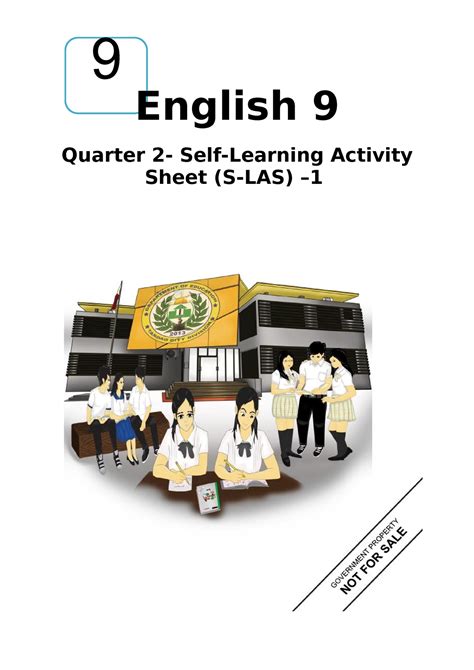 Slas Grade 9 Social Issues Week 1 English 9 Quarter 2 Self Learning Activity Sheet S Las